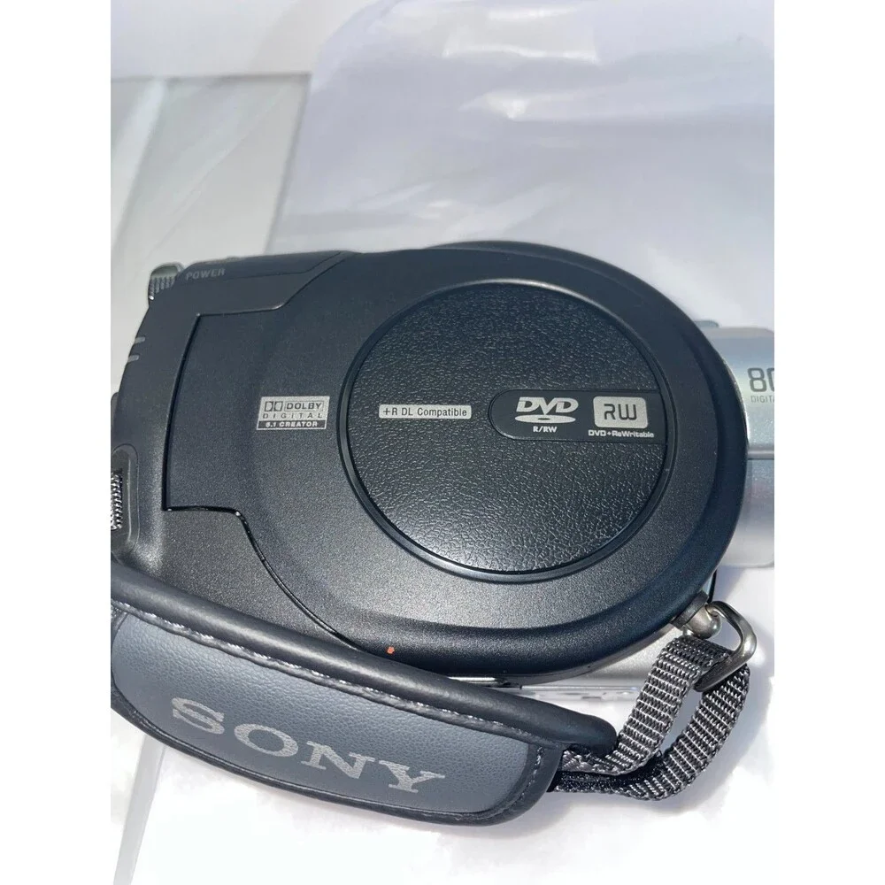 Sony Handycam DCR-DVD408 4MP Carl Zeiss + Battery Manual & Memory Stick
